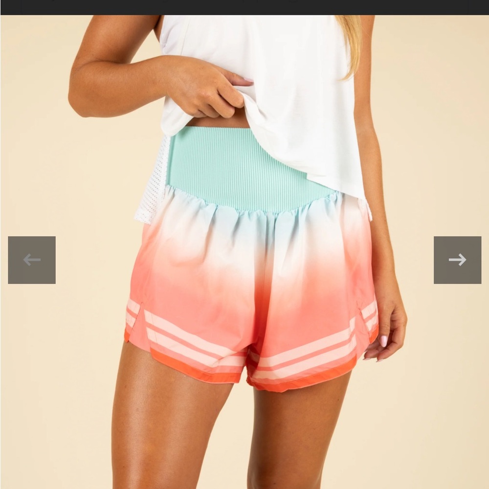 FP Movement by Free People Carpe Diem Ombré Print Athletic Shorts